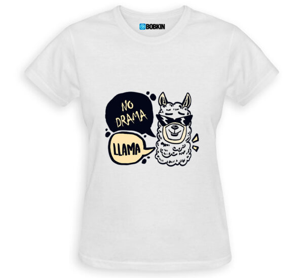 Camiseta Feminina No Drama Llama Humor