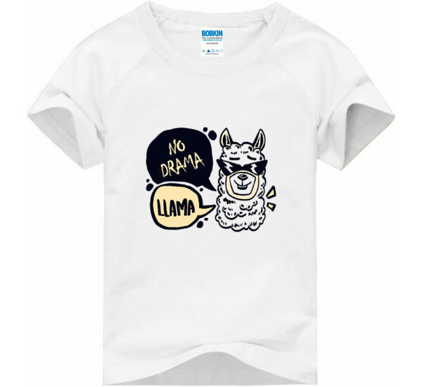 Camiseta Infantil No Drama Llama Humor