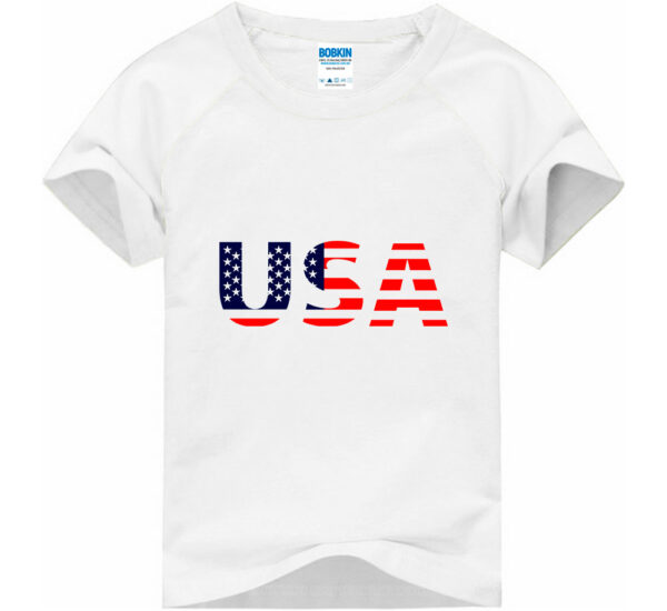 Camiseta Infantil Usa Estados Unidos Bandeira