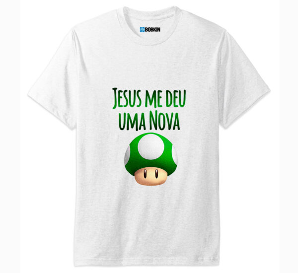 Camiseta Jesus Me Deu Uma Nova Vida Gospel
