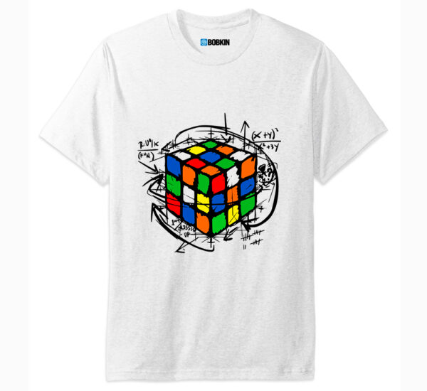 Camiseta Masculina Cubo Magico Colorido - Geek