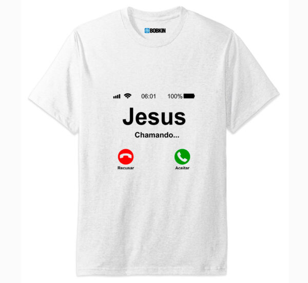 Camiseta Gospel Jesus Chamando Cristã Fé