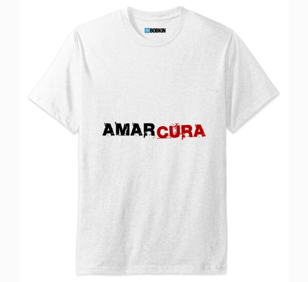 Camiseta Masculina Gospel Amar Cura Evangélica