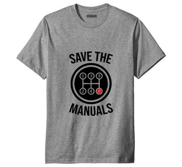 Camiseta Save The Manuals Carros Manuais