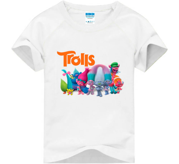 Camiseta Infantil Kids Filme Trolls