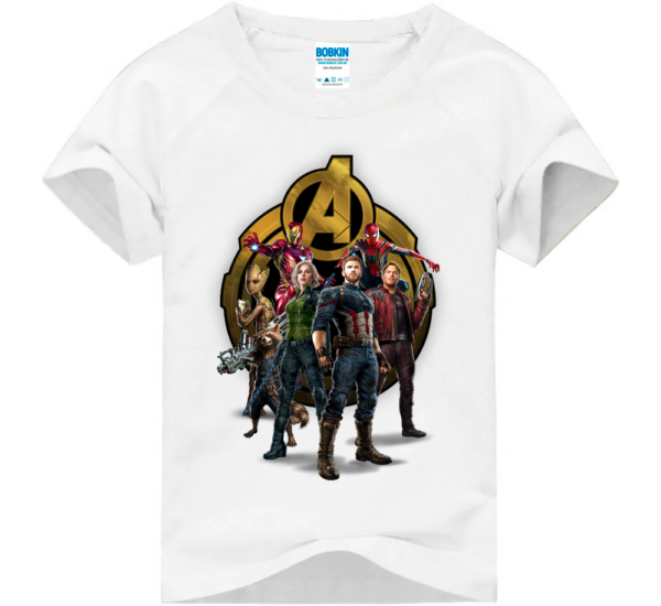 Camiseta Infantil Avengers Os Vingadores Marvel