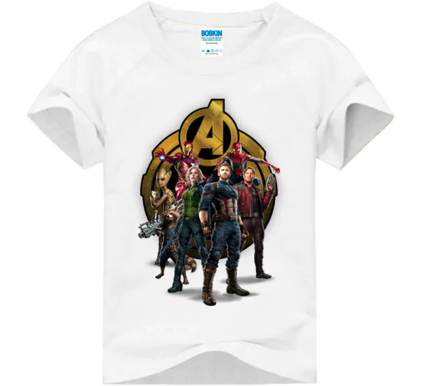 Camiseta Infantil Avengers Os Vingadores Marvel